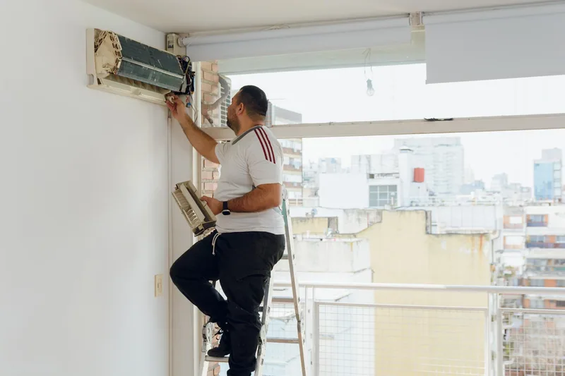 Instalación de climatización durante una reforma en Sant Just Desvern